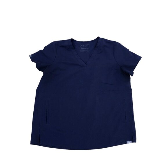 FIGS Technical Collection Scrub Top Shirt SMALL Women's Blue Short Sleeve - Picture 1 of 10